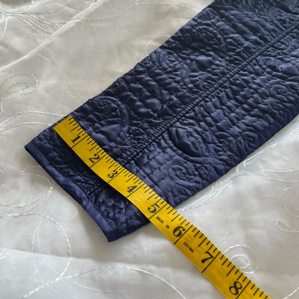 Peck & Peck Egyptian Blue(purplish) Long Sleeve Front Zip Light Weight Jacket - Picture 13 of 14
